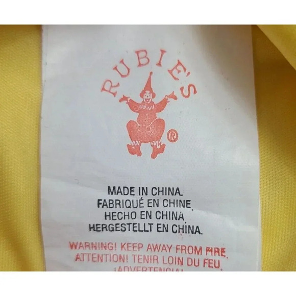 Rubies Despicable Me Minion Hooded Dress Costume Junior Medium Yellow Sleeveless - Picture 5 of 7